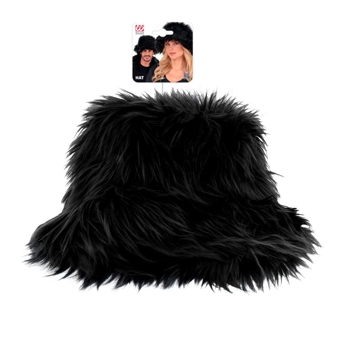 Cappello Pescatore Peluche Nero |Widmann