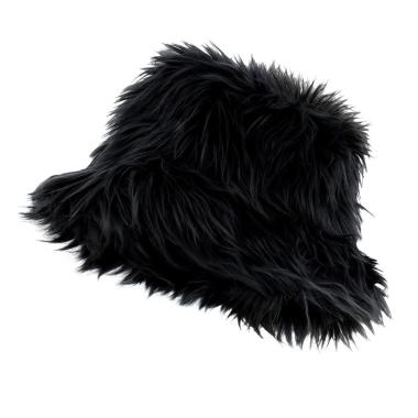 Cappello Pescatore Peluche Nero |Widmann