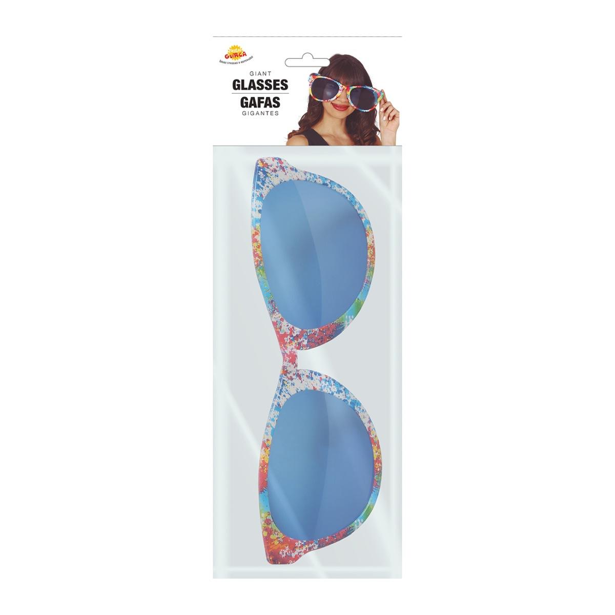 Occhiali Clown Maxi Con Fiori |Guirca