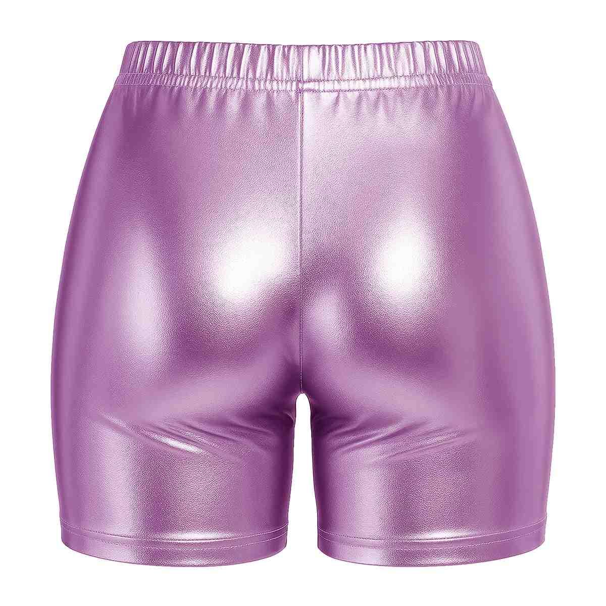 Pantaloncino Rosa Metallizzato |Donna
