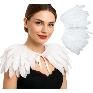 Coprispalle Piume Bianche cm.30x90 |_494