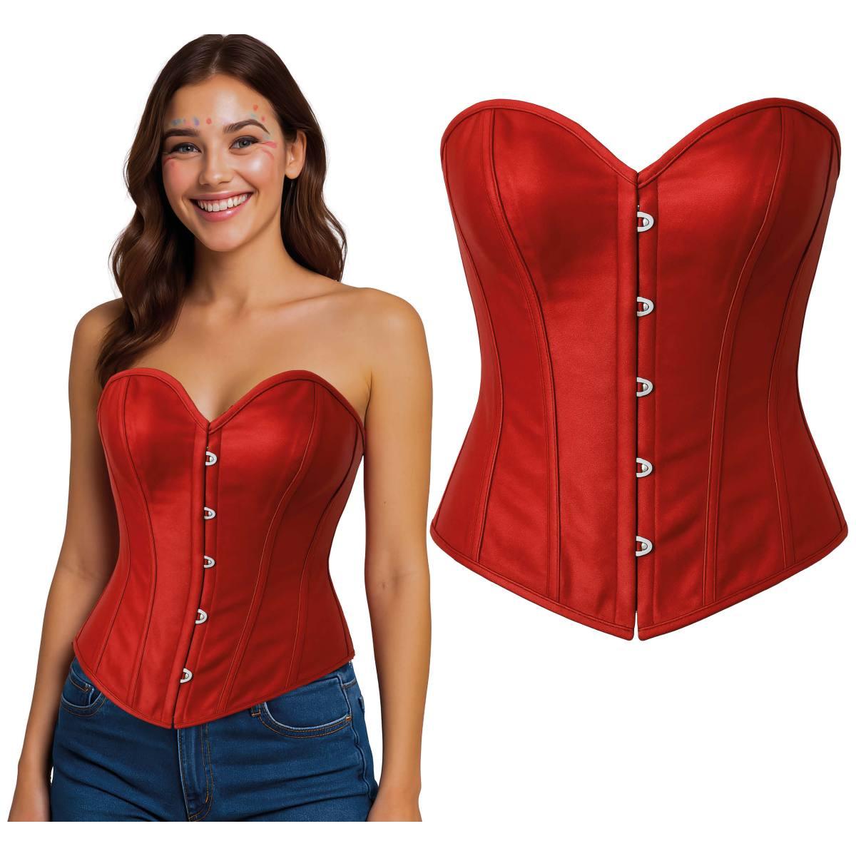 Bustino Corpetto Rosso |Donna