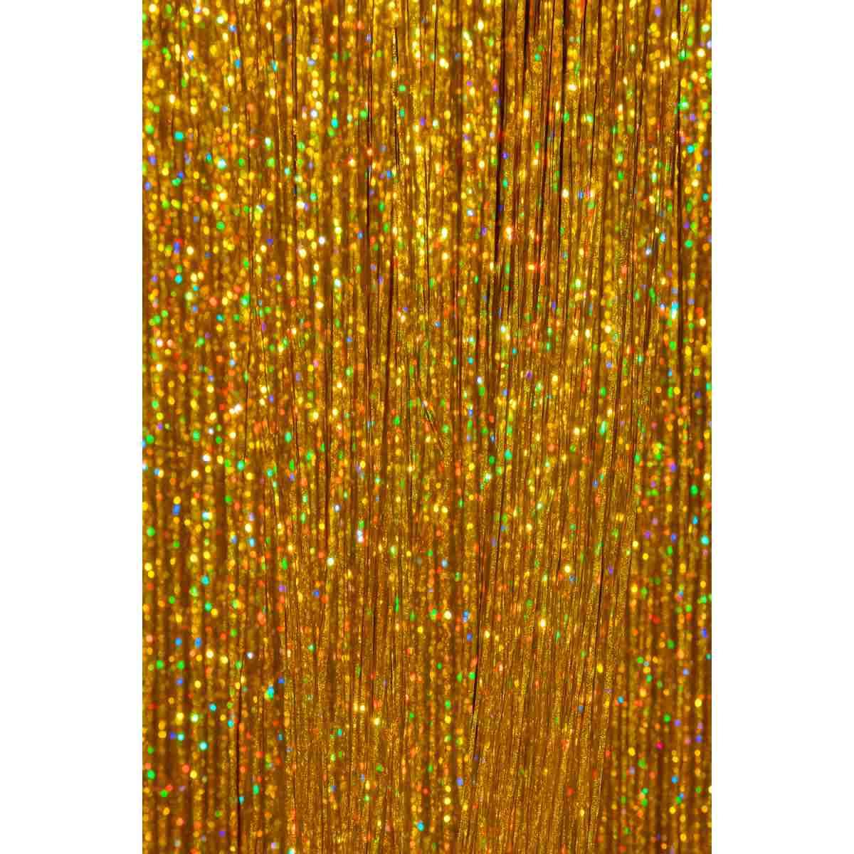 Estensione Capelli Oro Glitter cm.50 pz.3 |Guirca