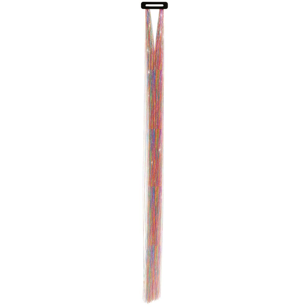 Estensione Capelli Multicolor Glitter cm.50 pz.3 |Guirca