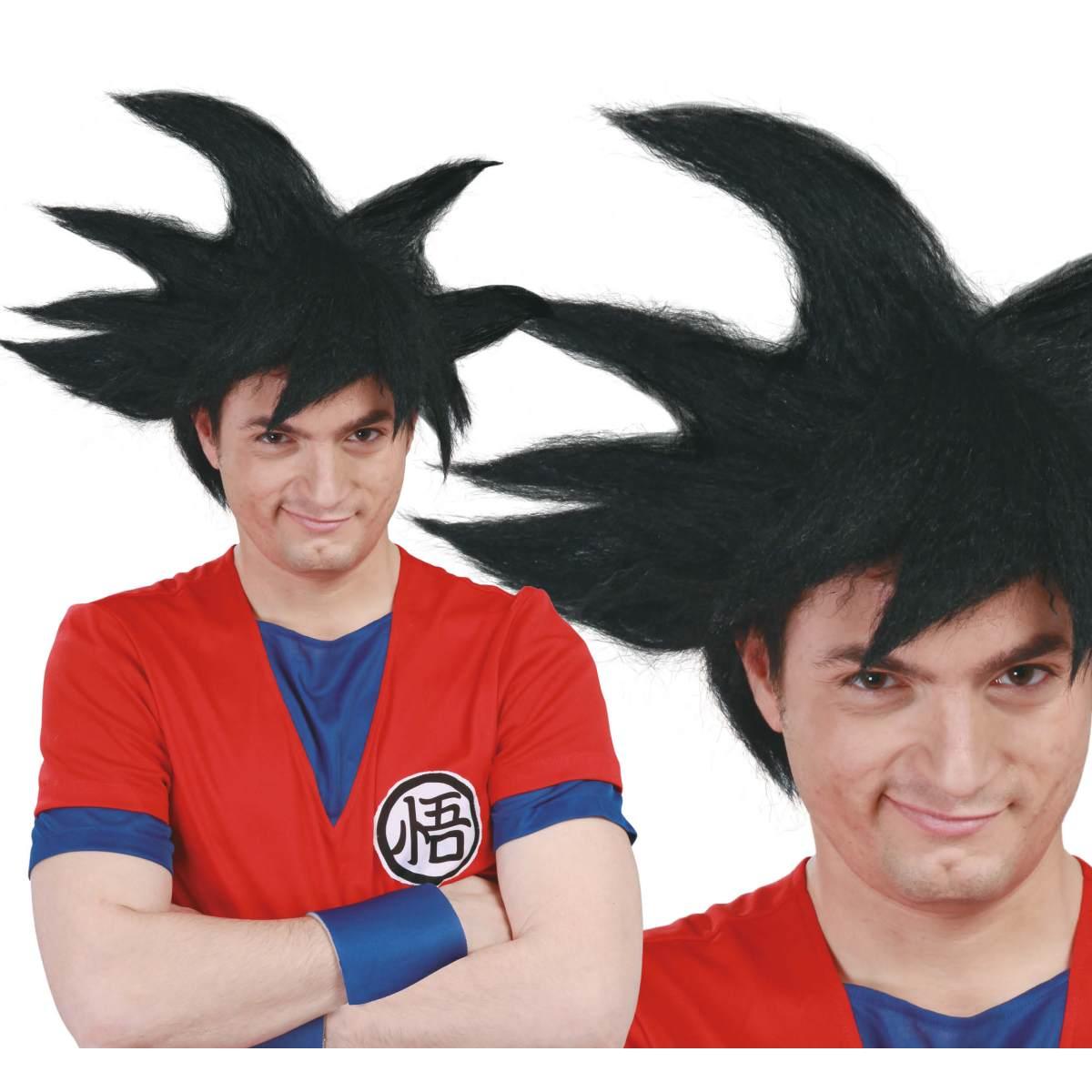 Parrucca Guerriero Dragon Ball Nera |Guirca