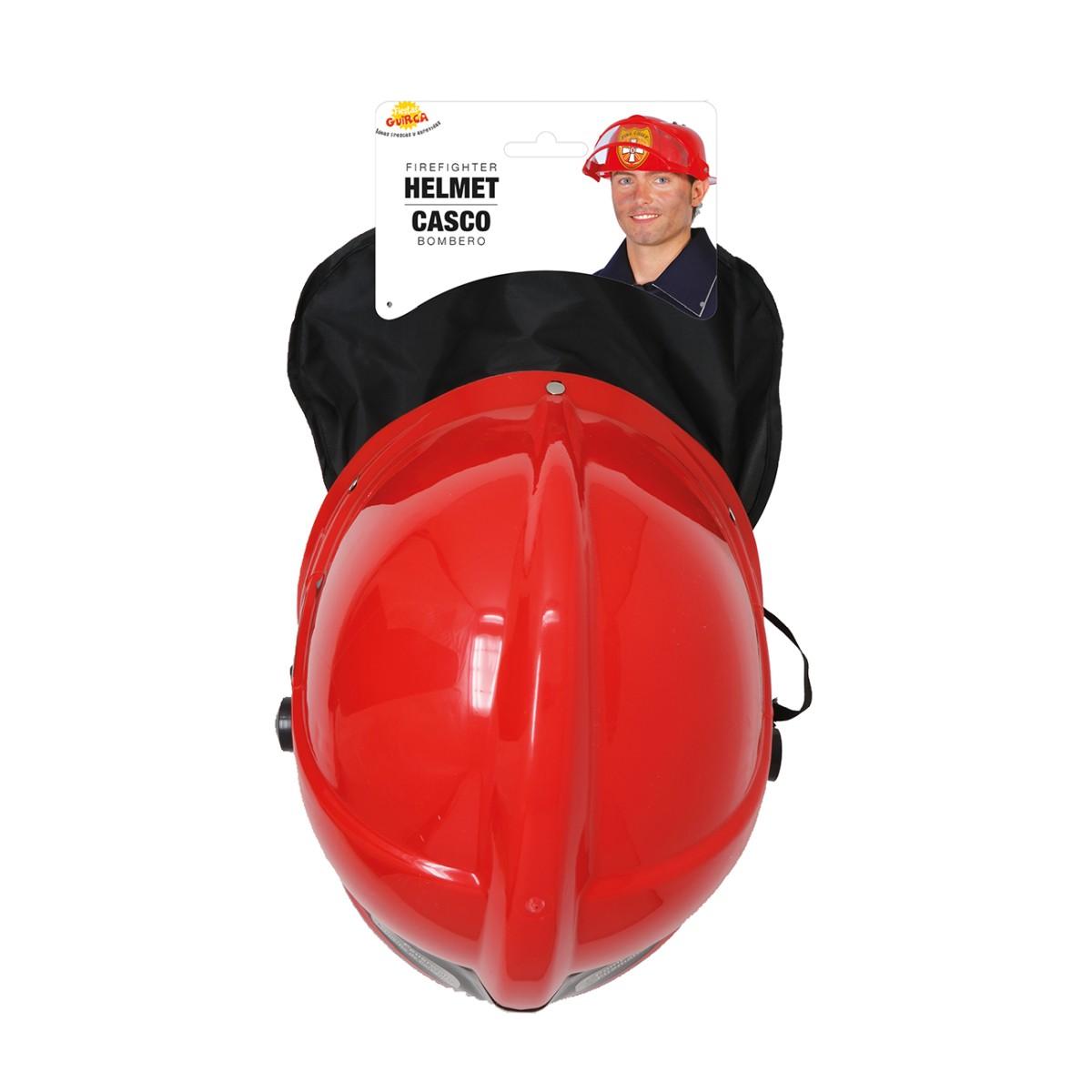 Elmo Vigile Del Fuoco Capo Rosso |Guirca