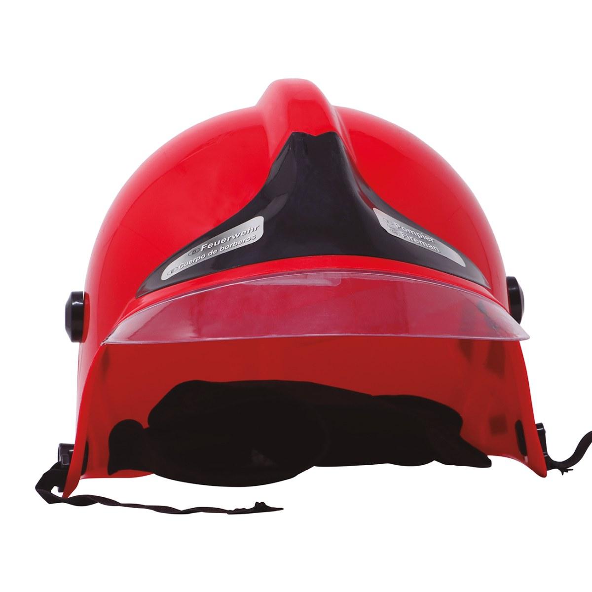Elmo Vigile Del Fuoco Capo Rosso |Guirca