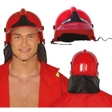 Elmo Vigile Del Fuoco Capo Rosso |Guirca