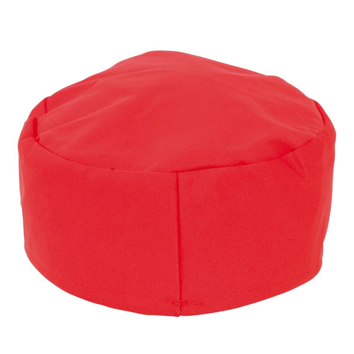 Cappello Berretto Tessuto Rosso Con Visiera |Guirca
