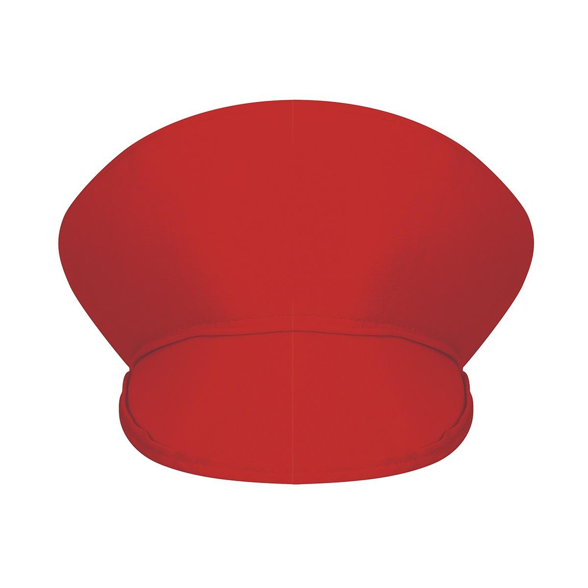 Cappello Berretto Tessuto Rosso Con Visiera |Guirca