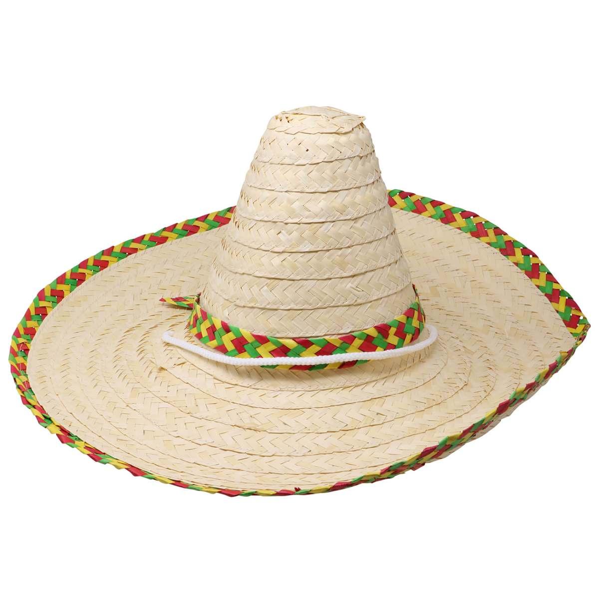 Cappello Sombrero cm.Ø50 Paglia Color |Guirca