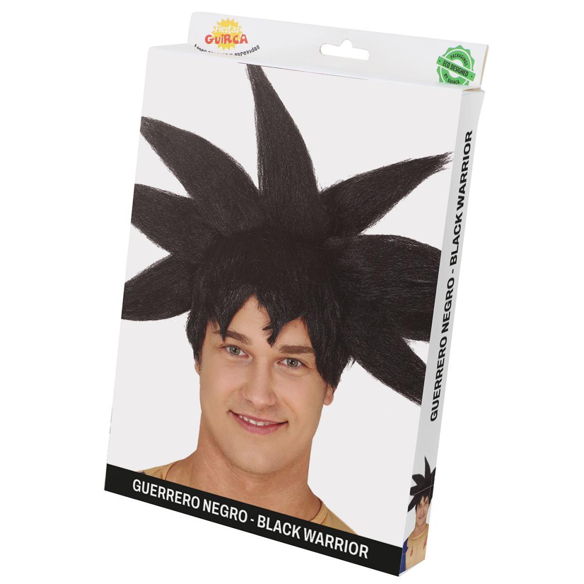 Parrucca Guerriero Dragon Ball Nera |Guirca