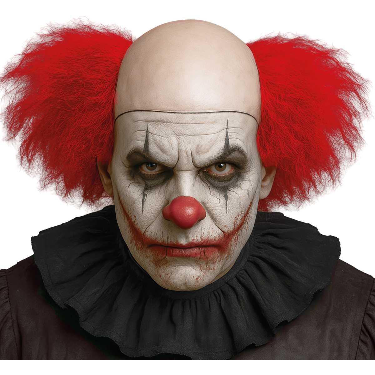 Parrucca Clown Clown Rossa Con Pelata |Guirca