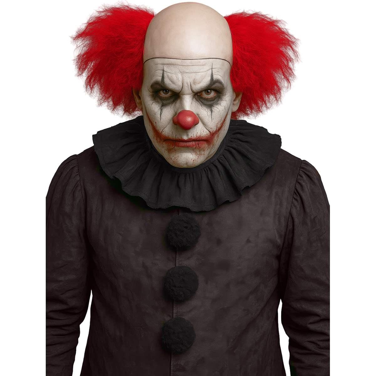 Parrucca Clown Clown Rossa Con Pelata |Guirca
