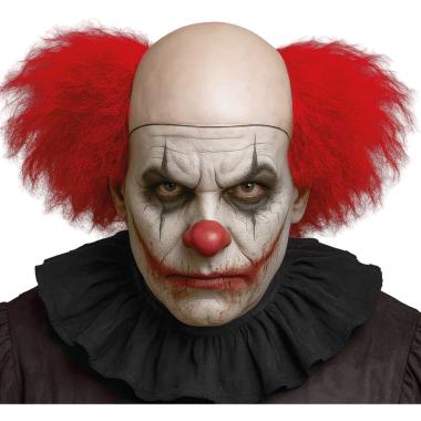 Parrucca Clown Clown Rossa Con Pelata |Guirca