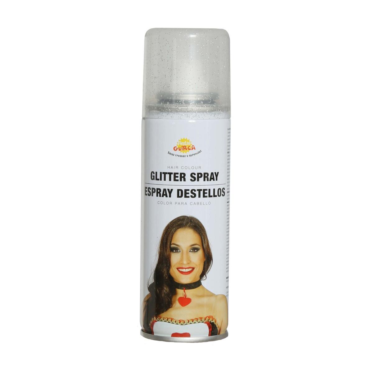 Spray Capelli Glitter Argento Ml.125 |Guirca