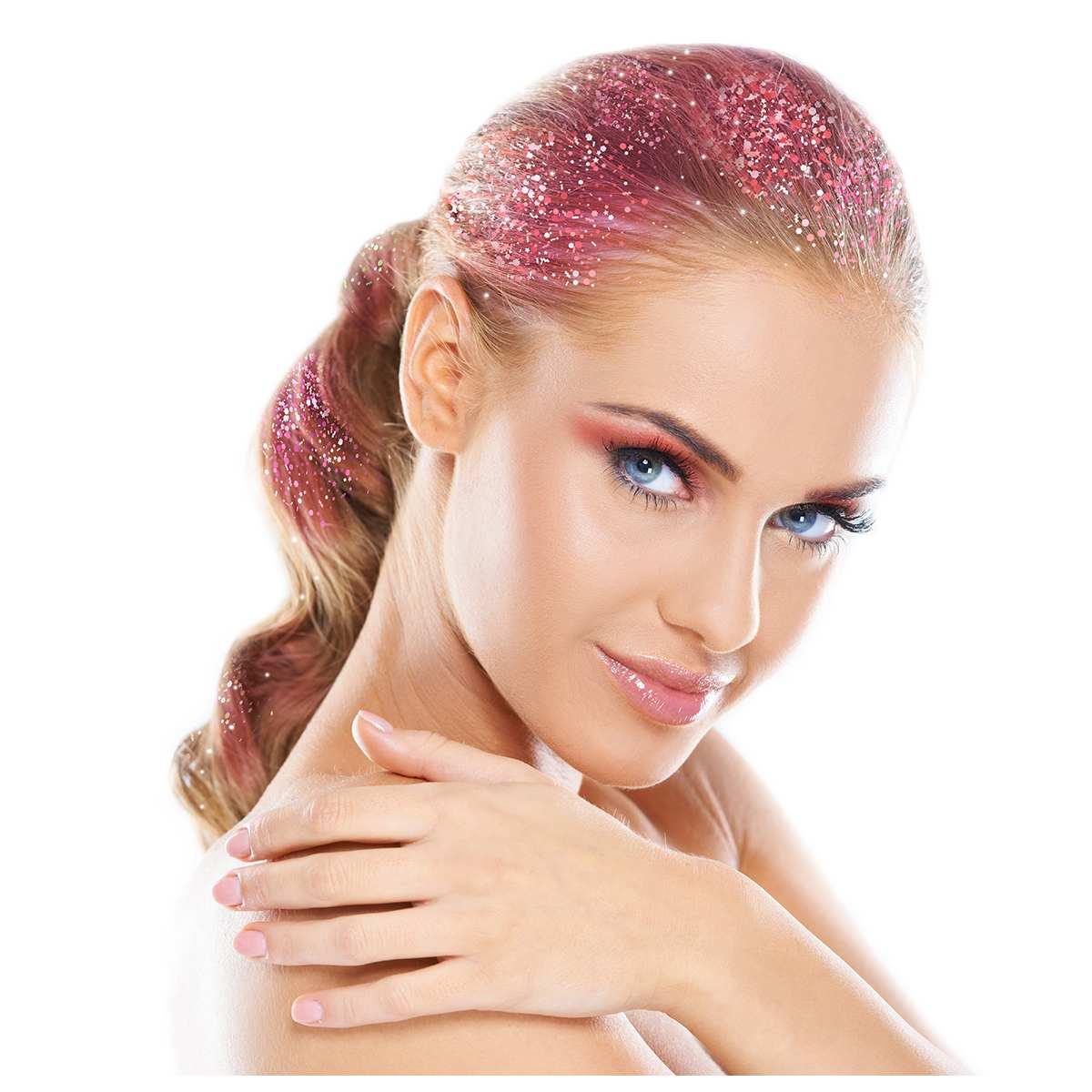 Spray Capelli Glitter Rosso Ml.125 |Guirca