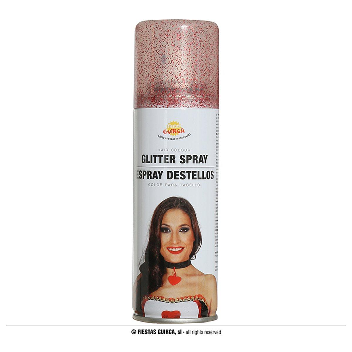 Spray Capelli Glitter Rosso Ml.125 |Guirca