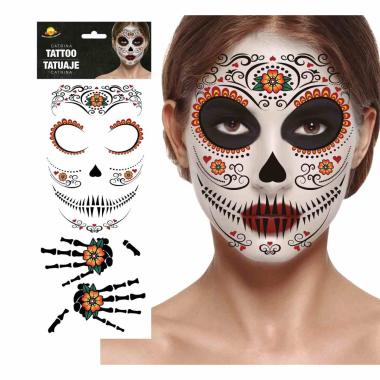Tatuaggi Viso Rimovibili Catrina |Guirca