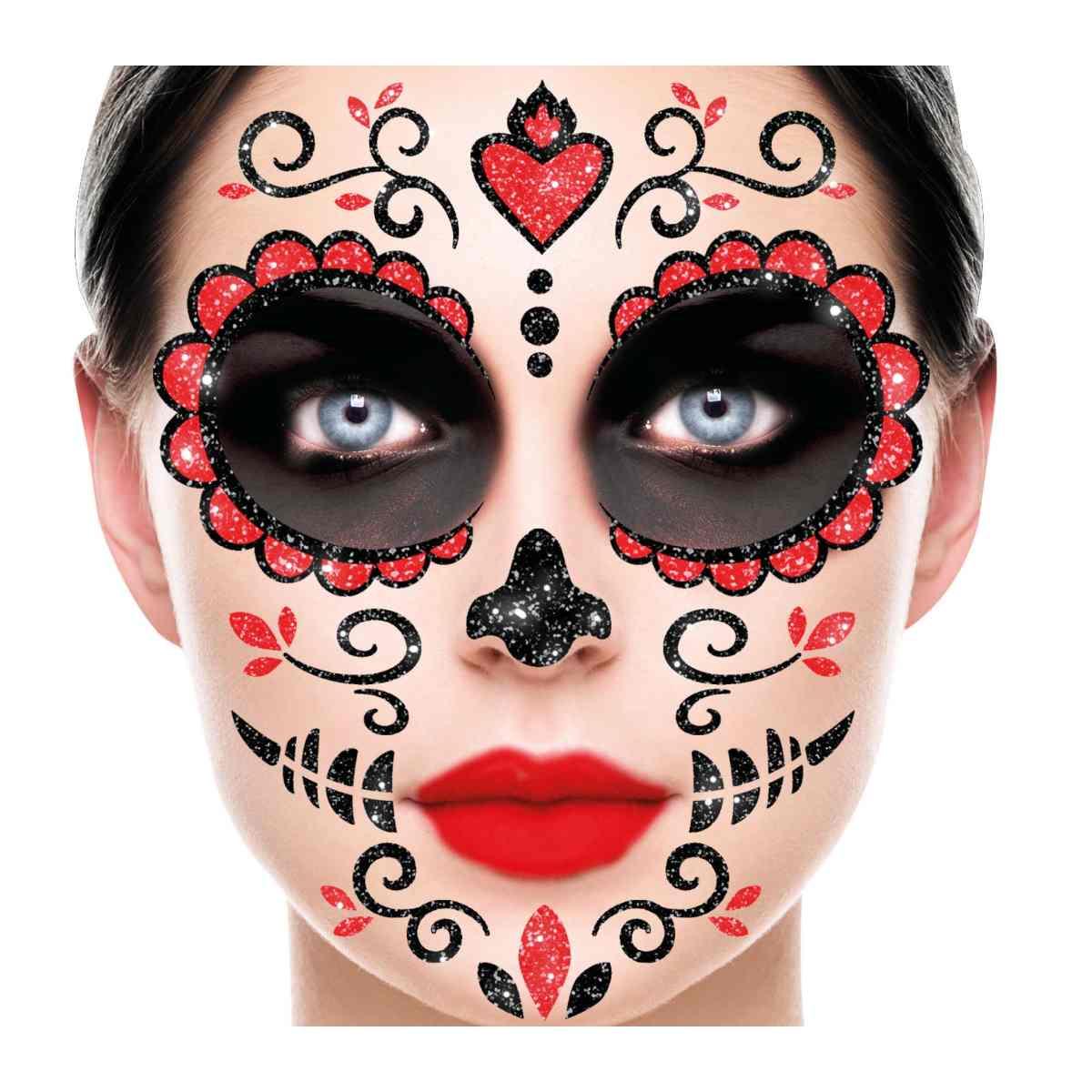 Tatuaggi Viso Rimovibili Catrina |Guirca