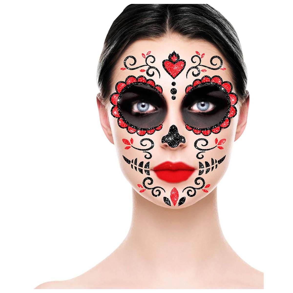 Tatuaggi Viso Rimovibili Catrina |Guirca