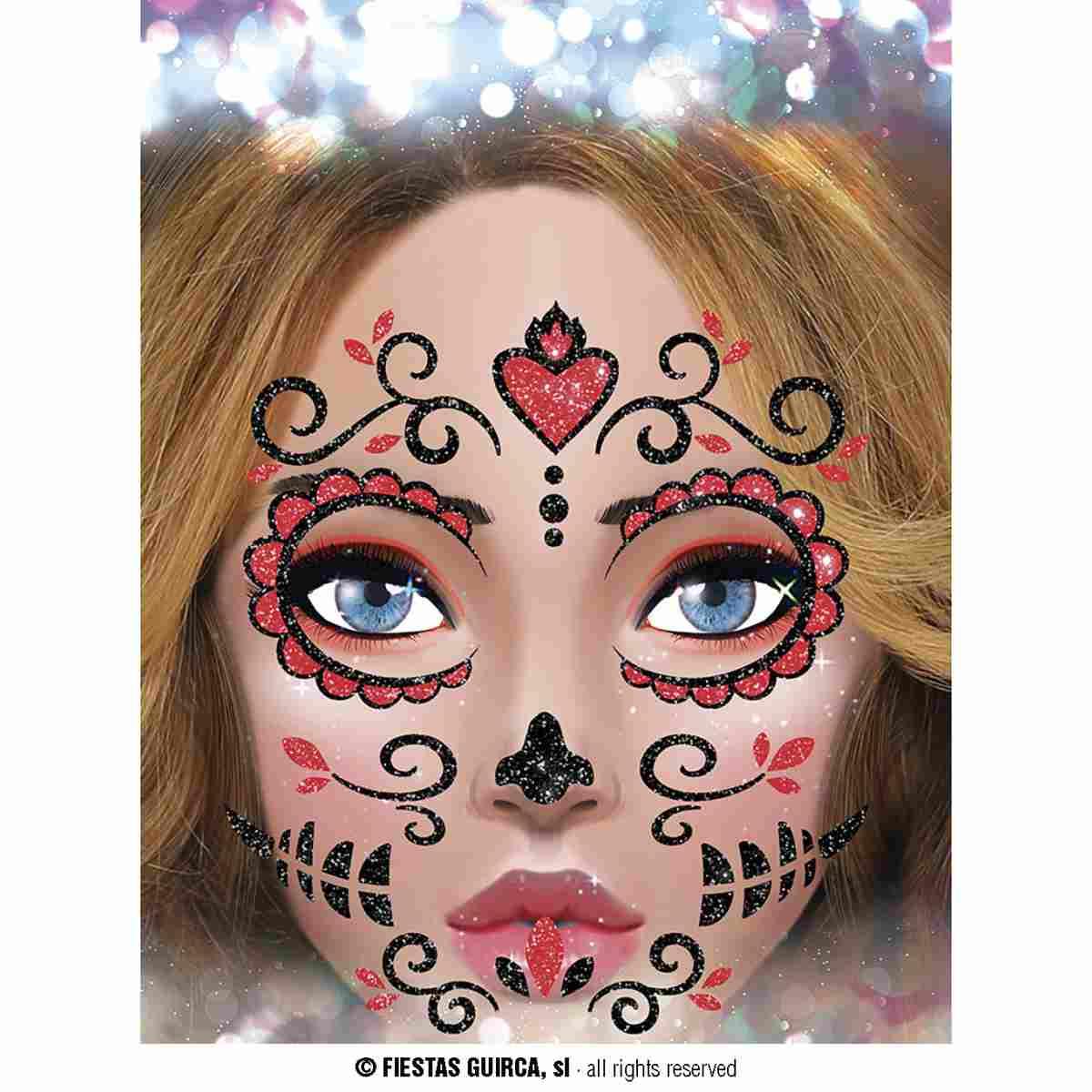Tatuaggi Viso Rimovibili Catrina |Guirca