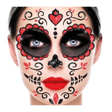 Tatuaggi Viso Rimovibili Catrina |Guirca