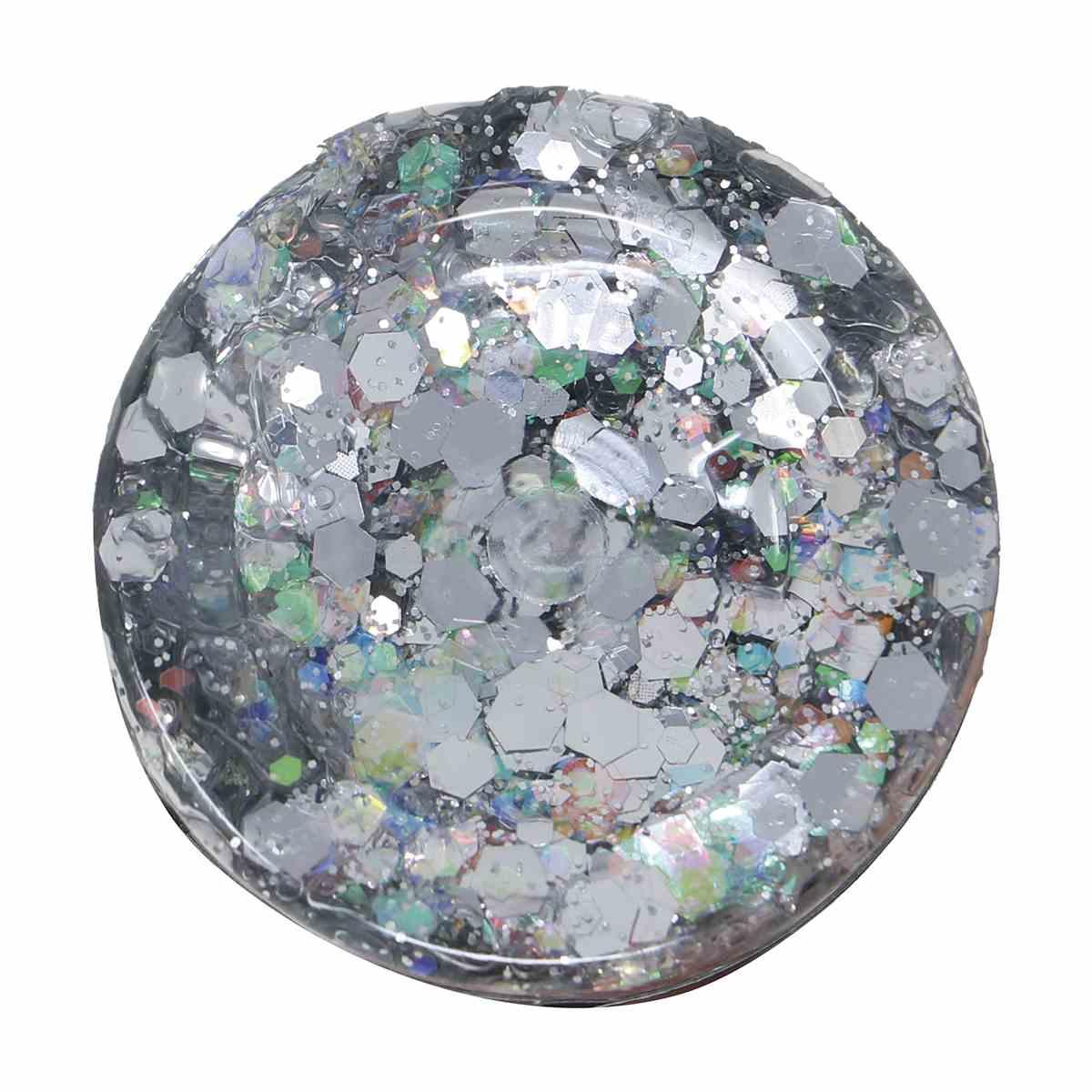 Trucco Gel Glitter Argento Gr.20 |Guirca