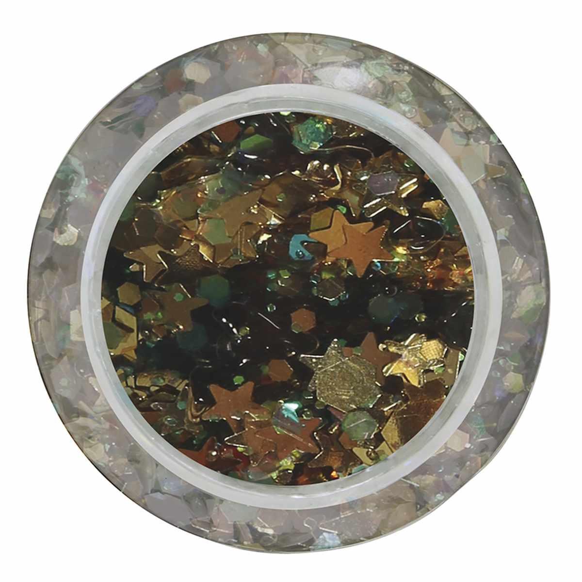 Trucco Gel Glitter Oro Gr.20 |Guirca