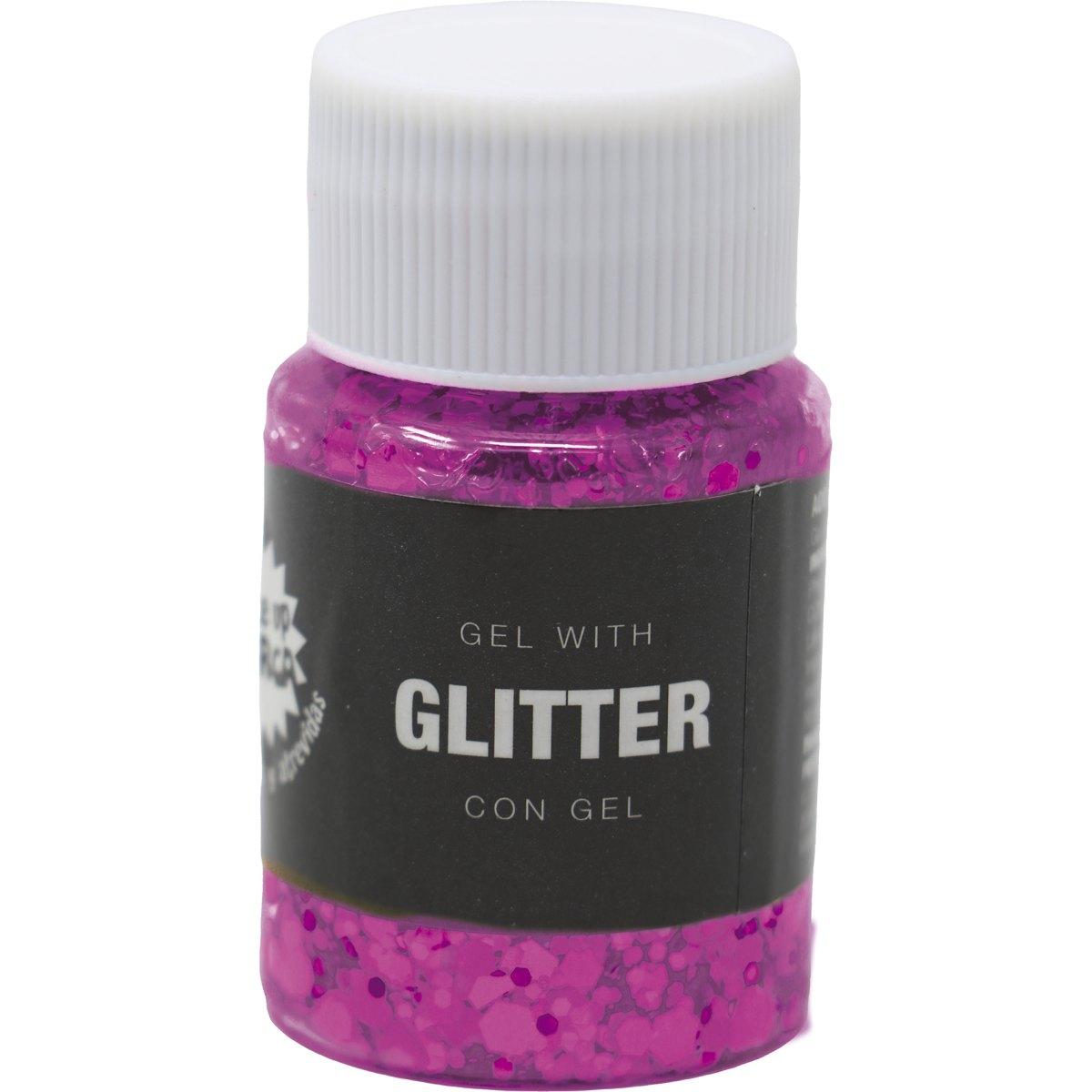 Trucco Gel Glitter Fucsia Gr.20 |Guirca