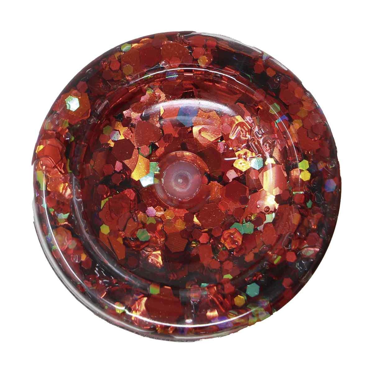 Trucco Gel Glitter Rosso Gr.20 |Guirca