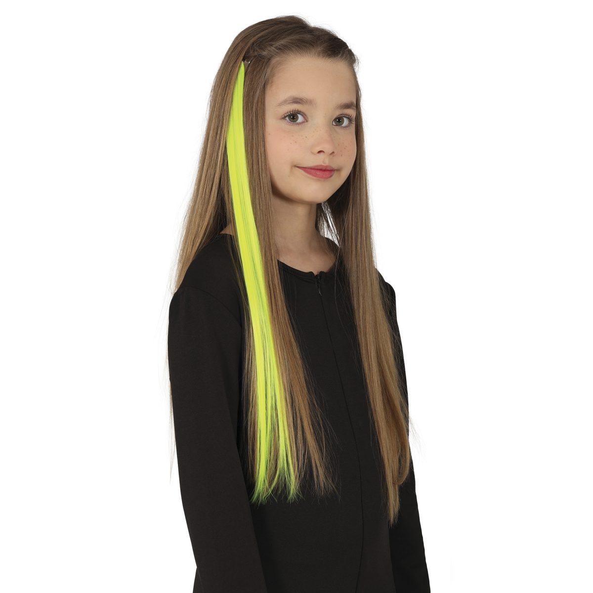 Estensione Capelli Gialle cm.50 pz.3 |Guirca