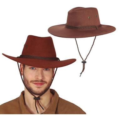 Cappello cowboy marrone