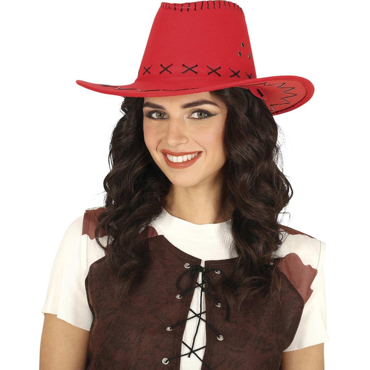 Cappello Cowboy Rosso |Guirca