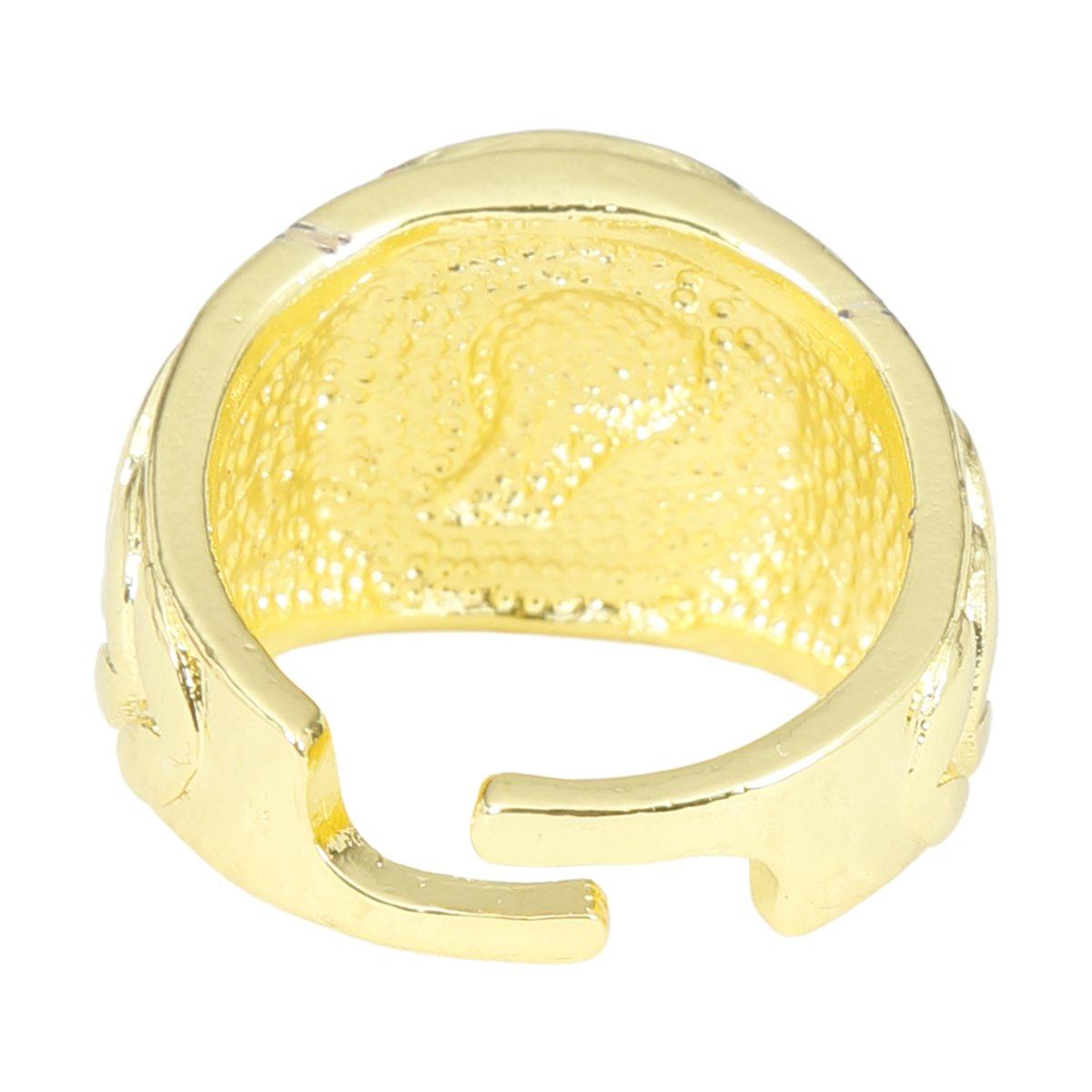 Anello Metallo Romano Oro Con Stemma |Guirca