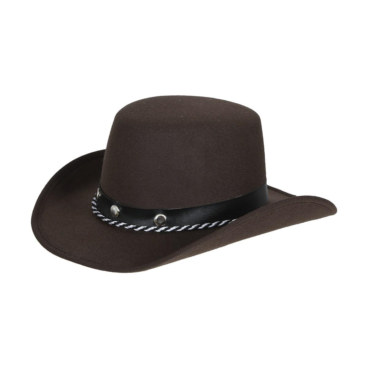Cappello Cowboy Feltro Baby Marrone |Guirca