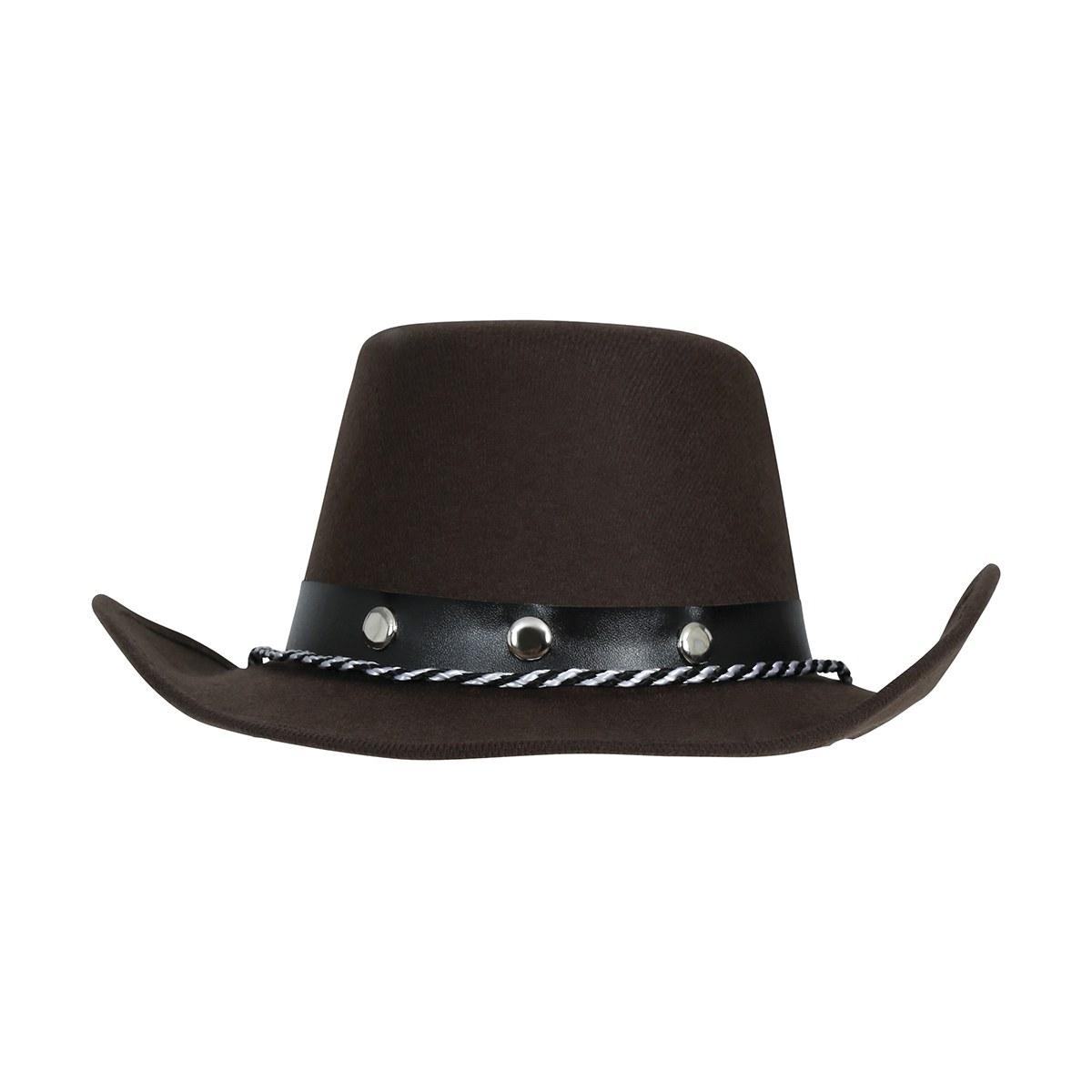 Cappello Cowboy Feltro Baby Marrone |Guirca