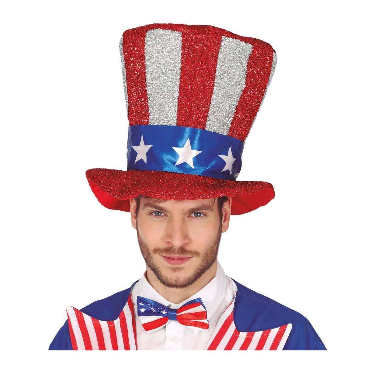 Cappello Cilindro Bandiera America |Guirca