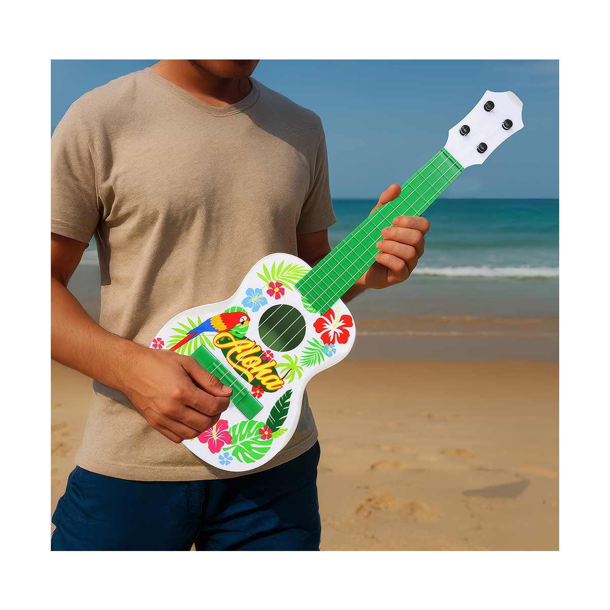 Chitarra pvc aloha multicolor 52 cm