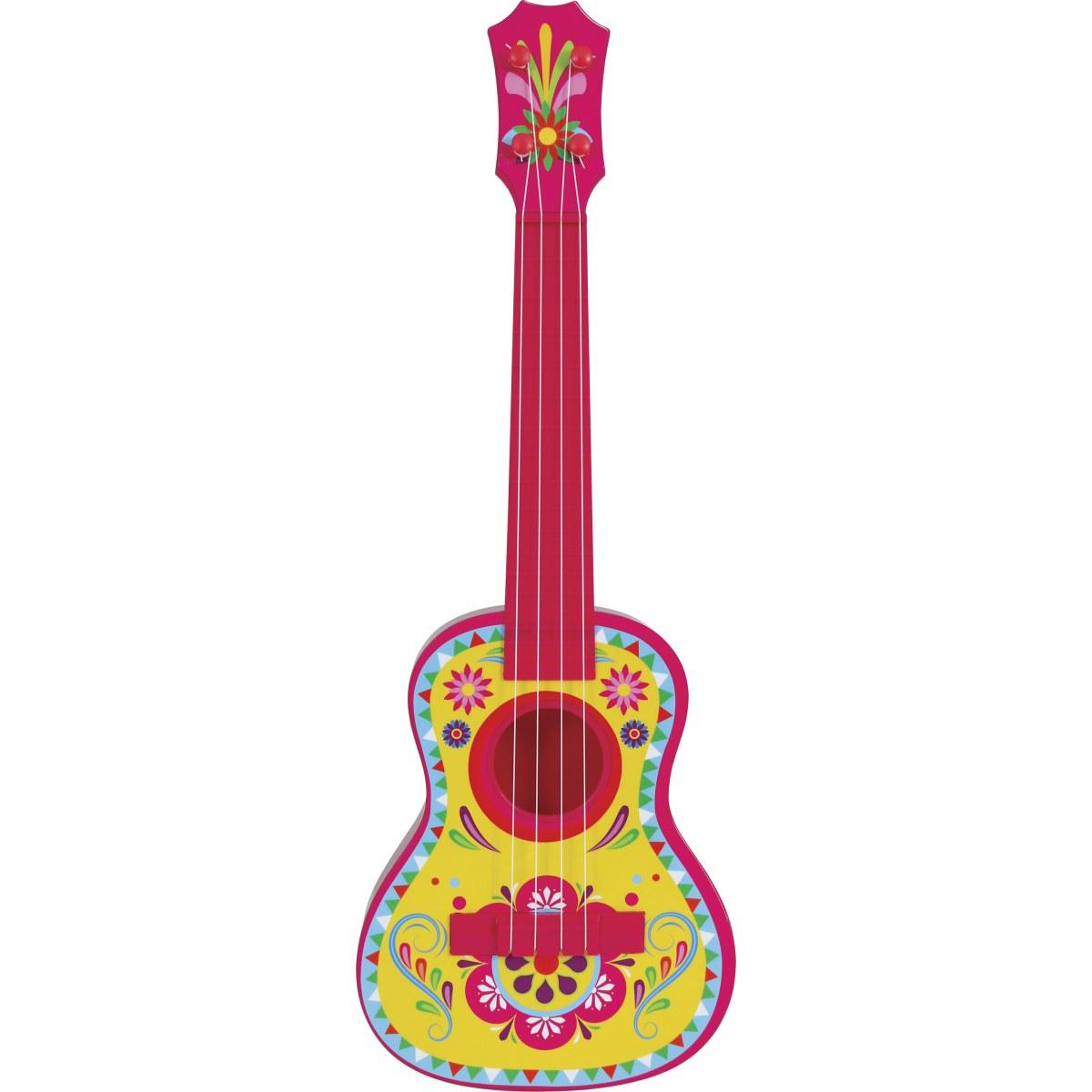 Chitarra pvc ukeleke messicano multicolor 52 cm