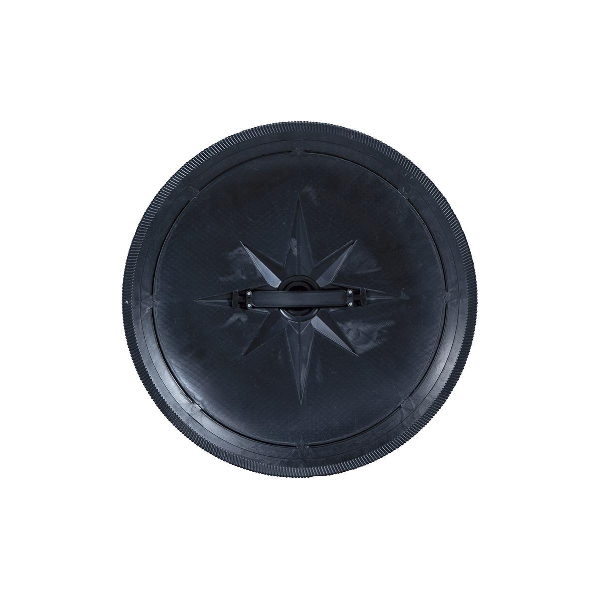 Scudo Romano Tondo Nero cm.Ø45 |Guirca