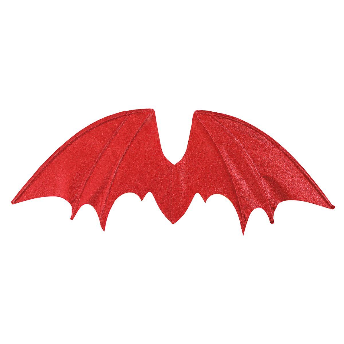 Ali Diavoletta Rosse Glitter cm.90x37 Set pz.2 |Guirca