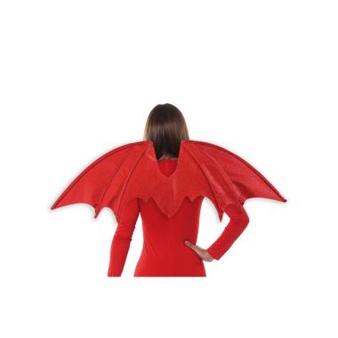 Ali Diavoletta Rosse Glitter cm.90x37 Set pz.2 |Guirca
