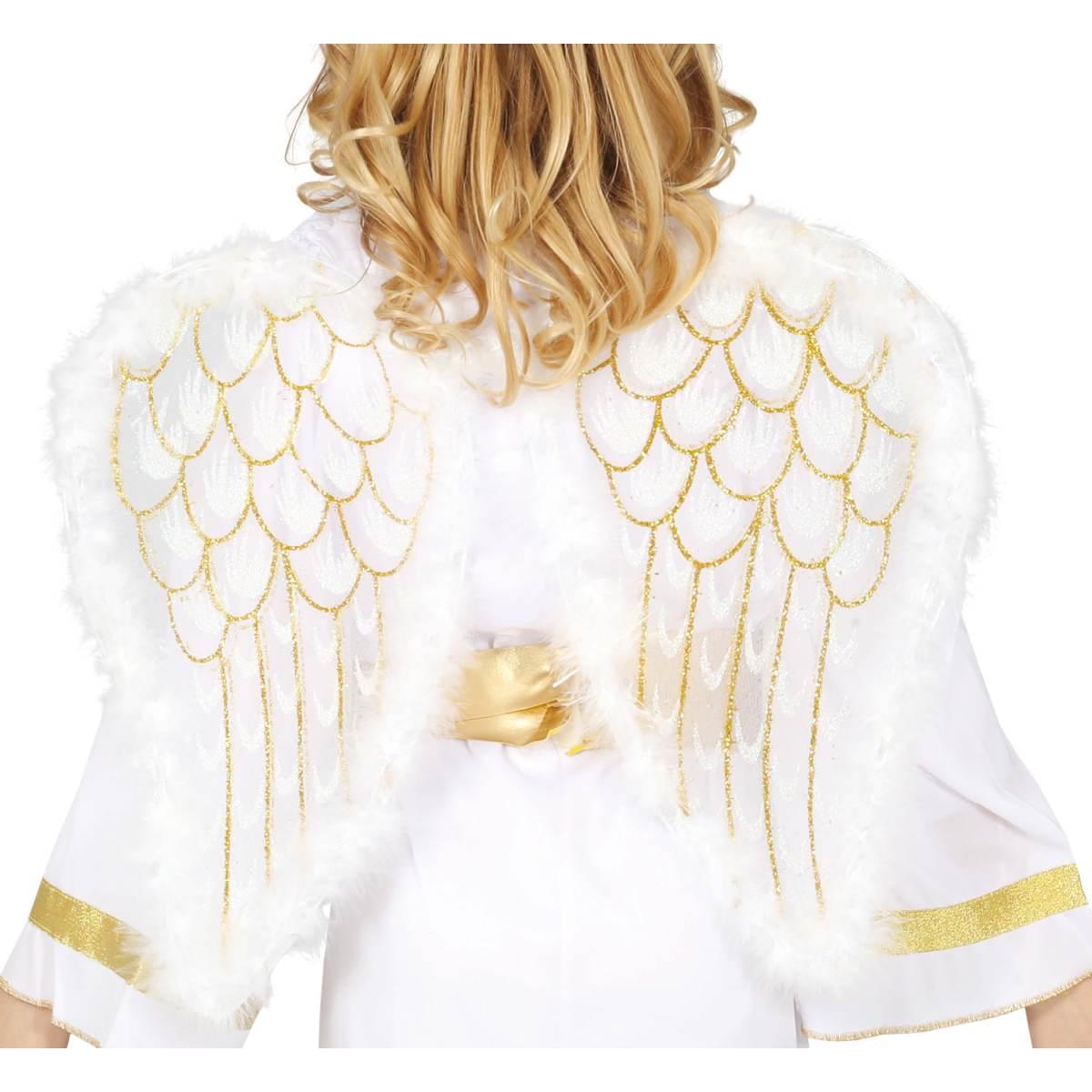 Ali Angelo Bianche Con Glitter Oro |Guirca