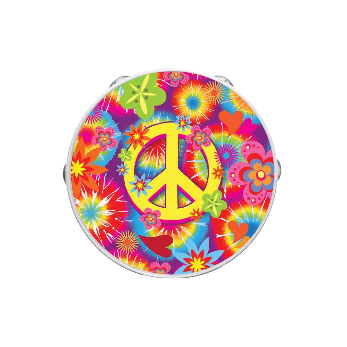 Cembalo Tamburello Hippie Pvc cm.Ø17 |Guirca