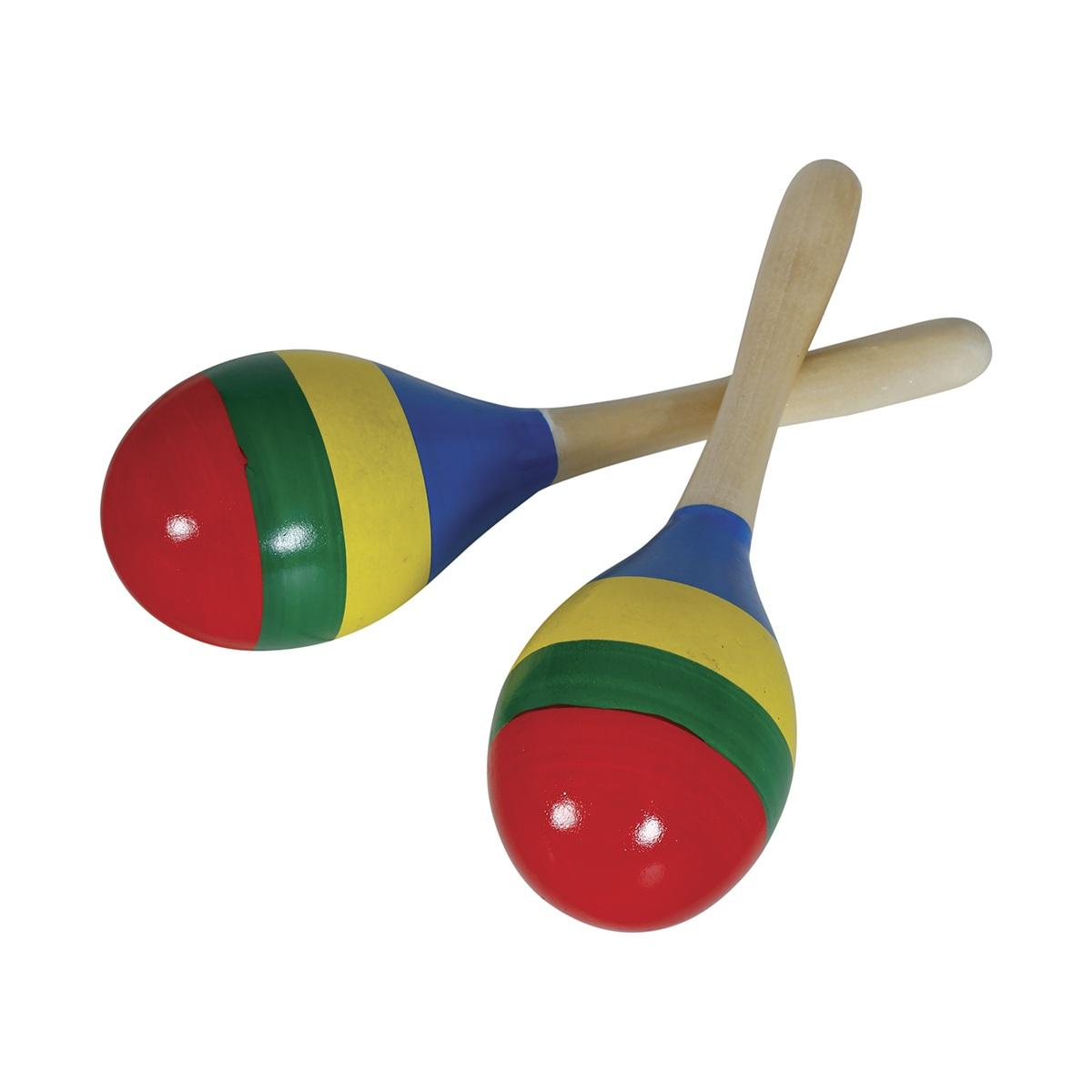 Maracas Legno Colorate |Guirca