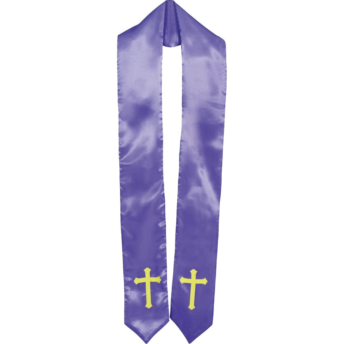 Stola Prete Tessuto Viola |Guirca
