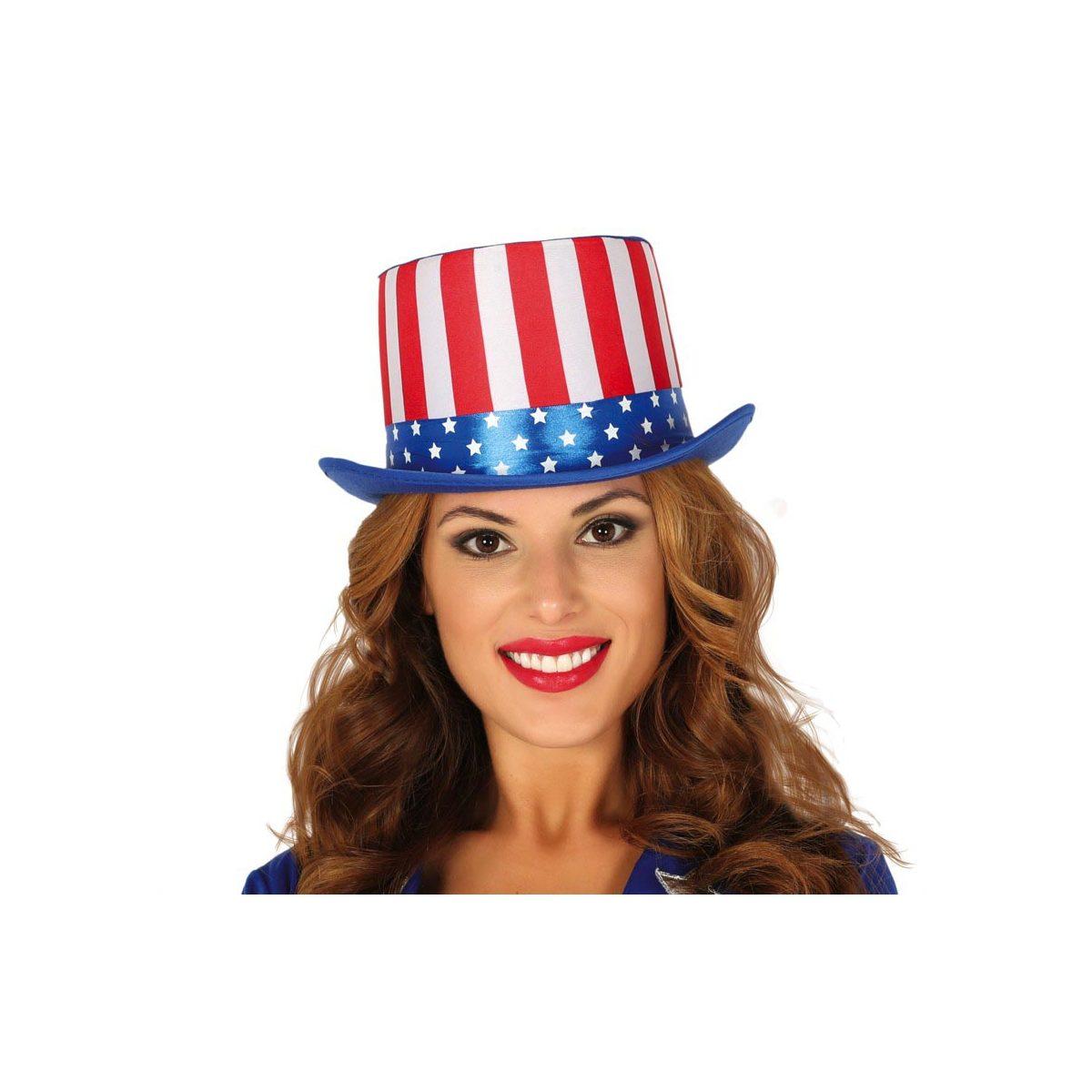 Cappello Cilindro Bandiera America |Guirca