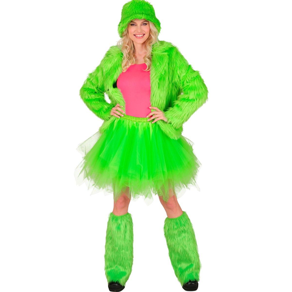 Gonna cm.40 Verde Fluorescente