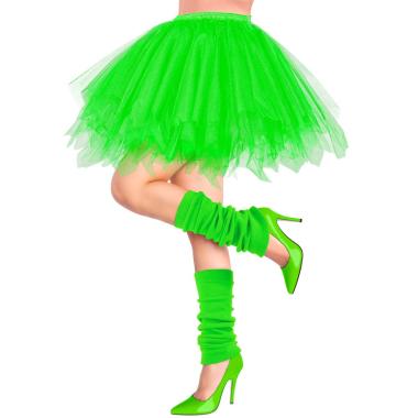 Gonna cm.40 Verde Fluorescente